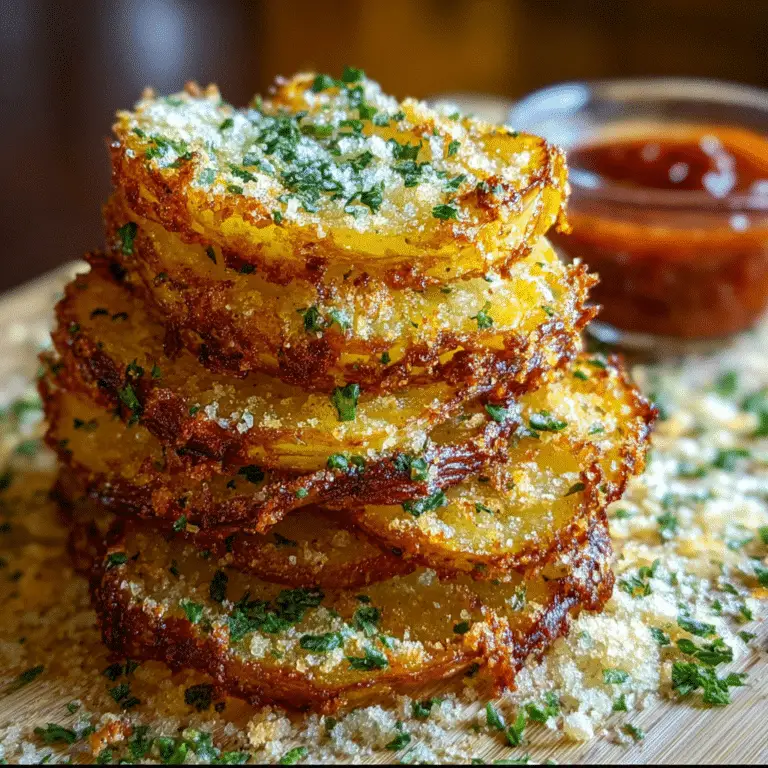 Crispy Parmesan Potato Stacks - Her Cooks