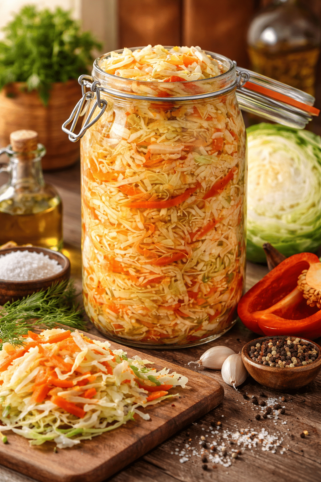 Pickled Cabbage - Her Cooks